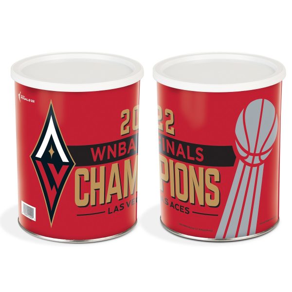 two 2022 WNBA Championship popcorn tins